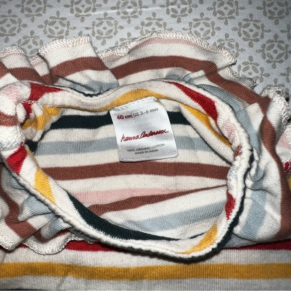 Hanna Andersson Ruffle Onesies Size 3-6 Month - Picture 3 of 8